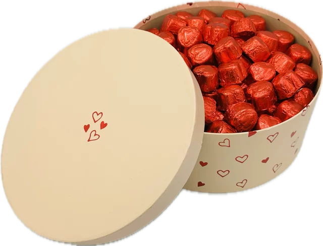 luxe doos hartjes bonbons