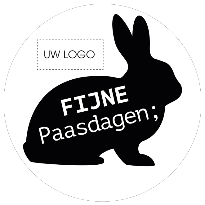 paassticker paashaas Bio Snoepbeker 275 gram paaseitjes
