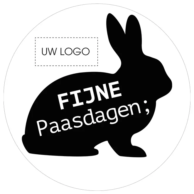 paassticker paashaas Bio Snoepbeker 275 gram paaseitjes