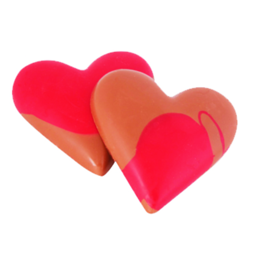 Chocolade hart 6 cm