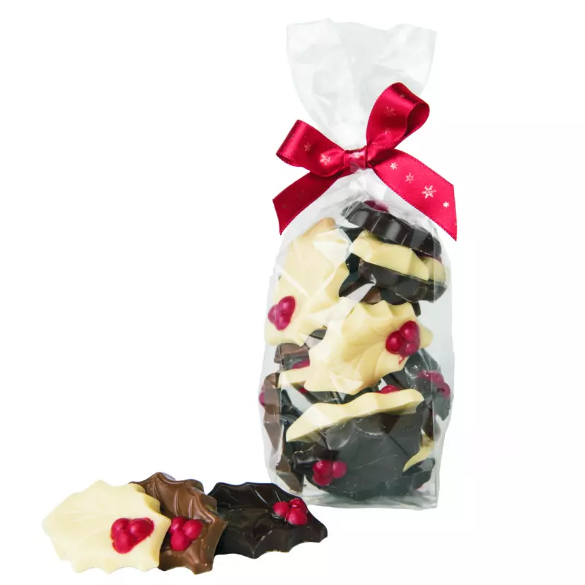 Zakje Kerstchocolaatjes
