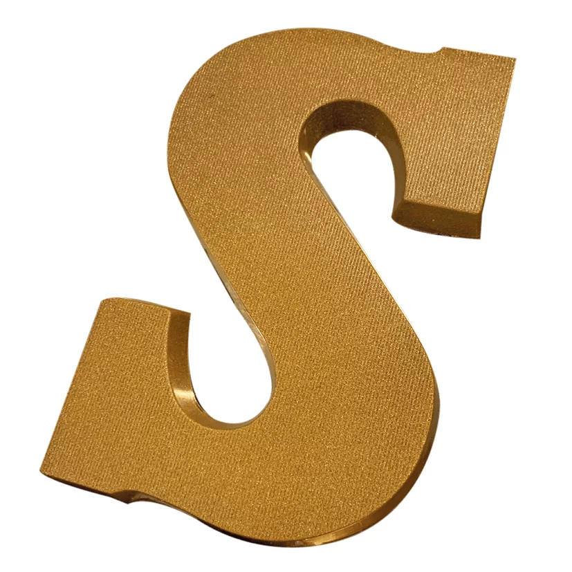 Chocoladeletter GOUD - JIJ BENT GOUD WAARD - Inclusief Banderol
