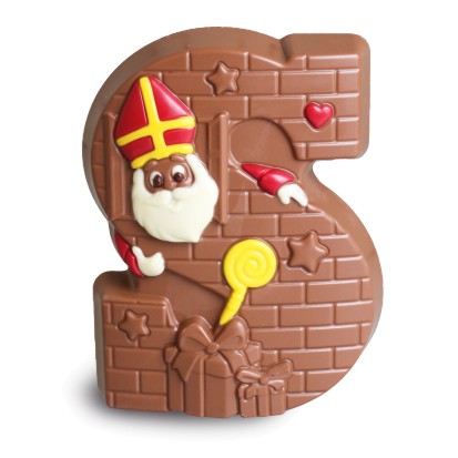 Grote chocoladeletter Hol Figuur