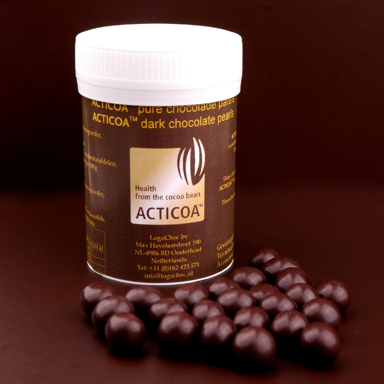 Acticoa™ gezonde chocolade parels PUUR 90 gram