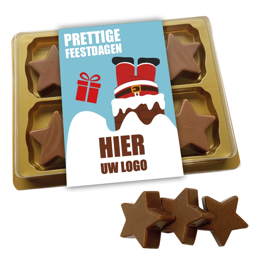 chocolade sterren, sterretjes, sterretjes met logo
