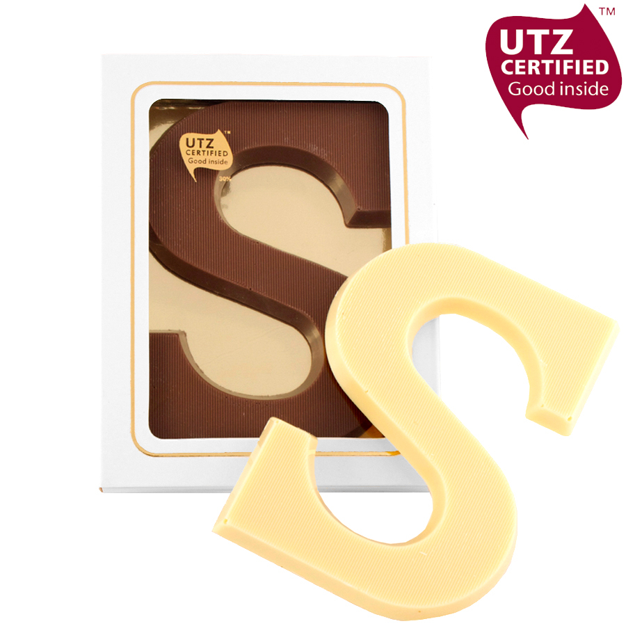 Chocoladeletter S 80 gram