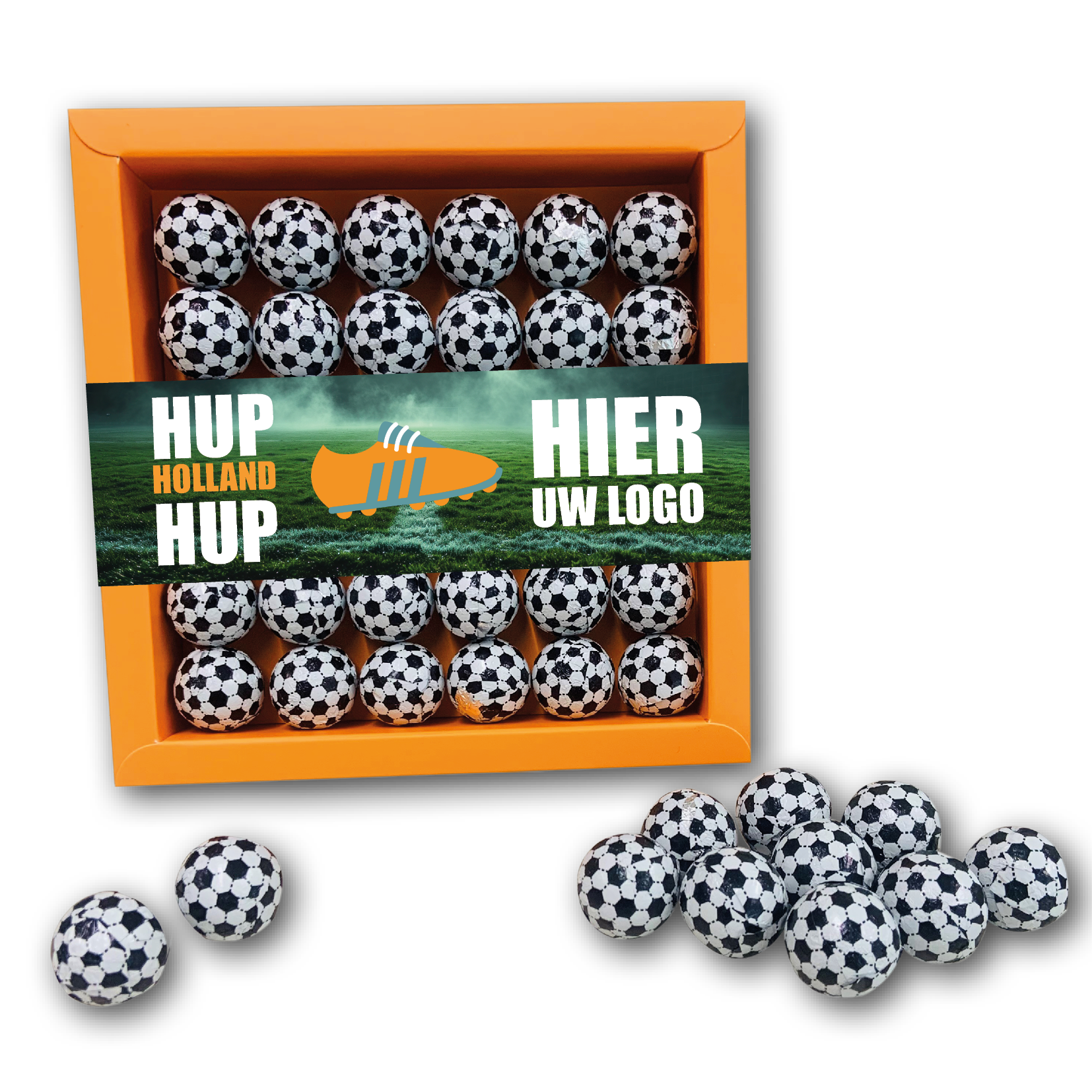 Ek chocolade voetballetjes cadeau