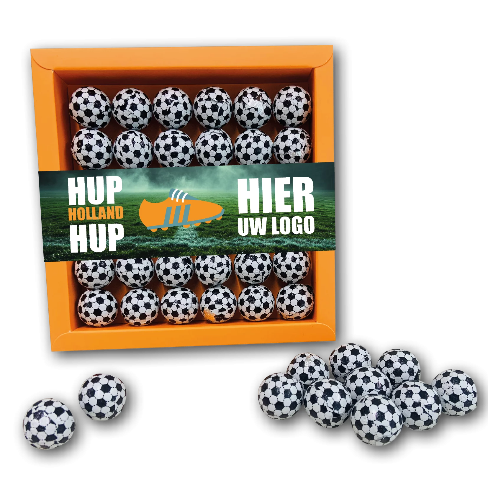 Ek chocolade voetballetjes cadeau