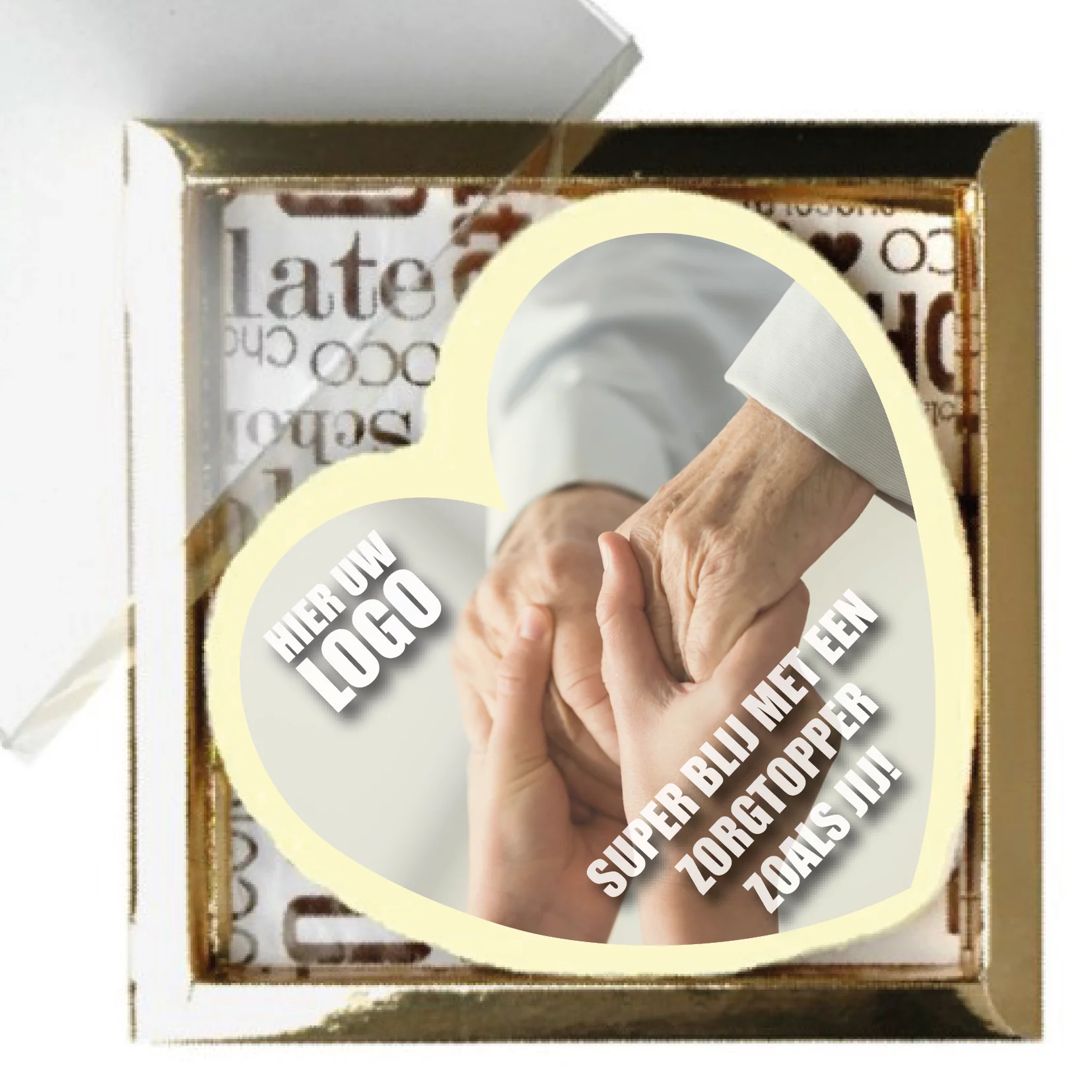 chocolade tablet hart