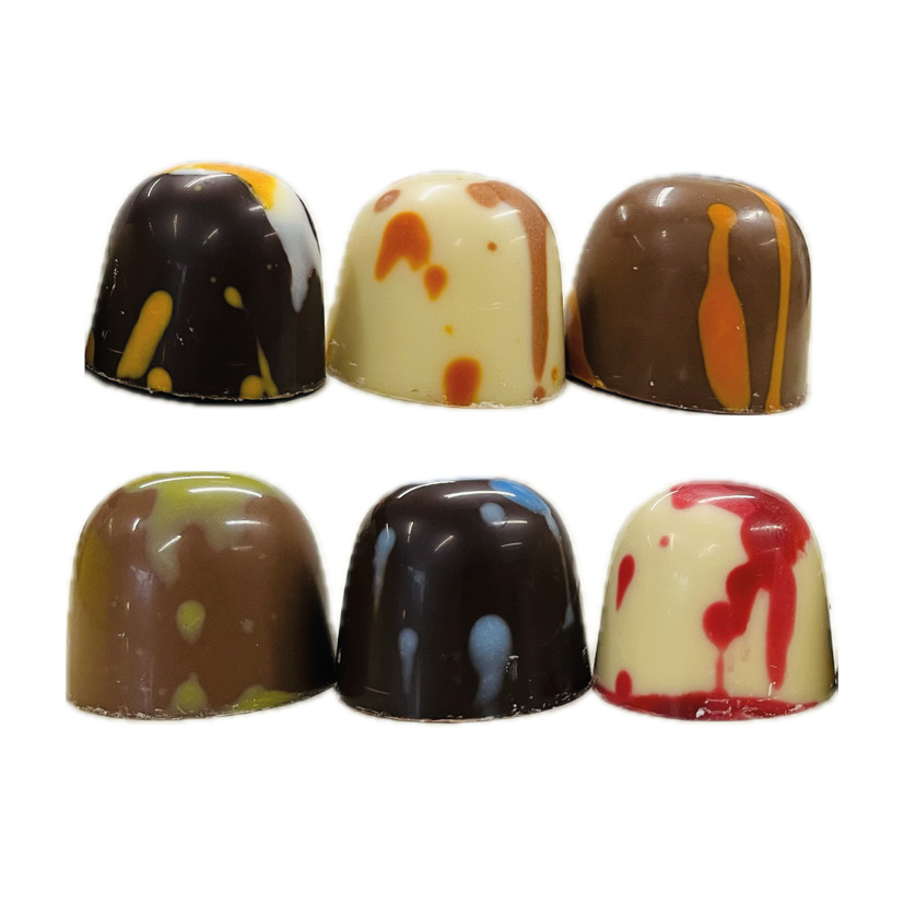 LUXE gepersonaliseerde adventskalender met 24 stuks smaakmakers bonbons 