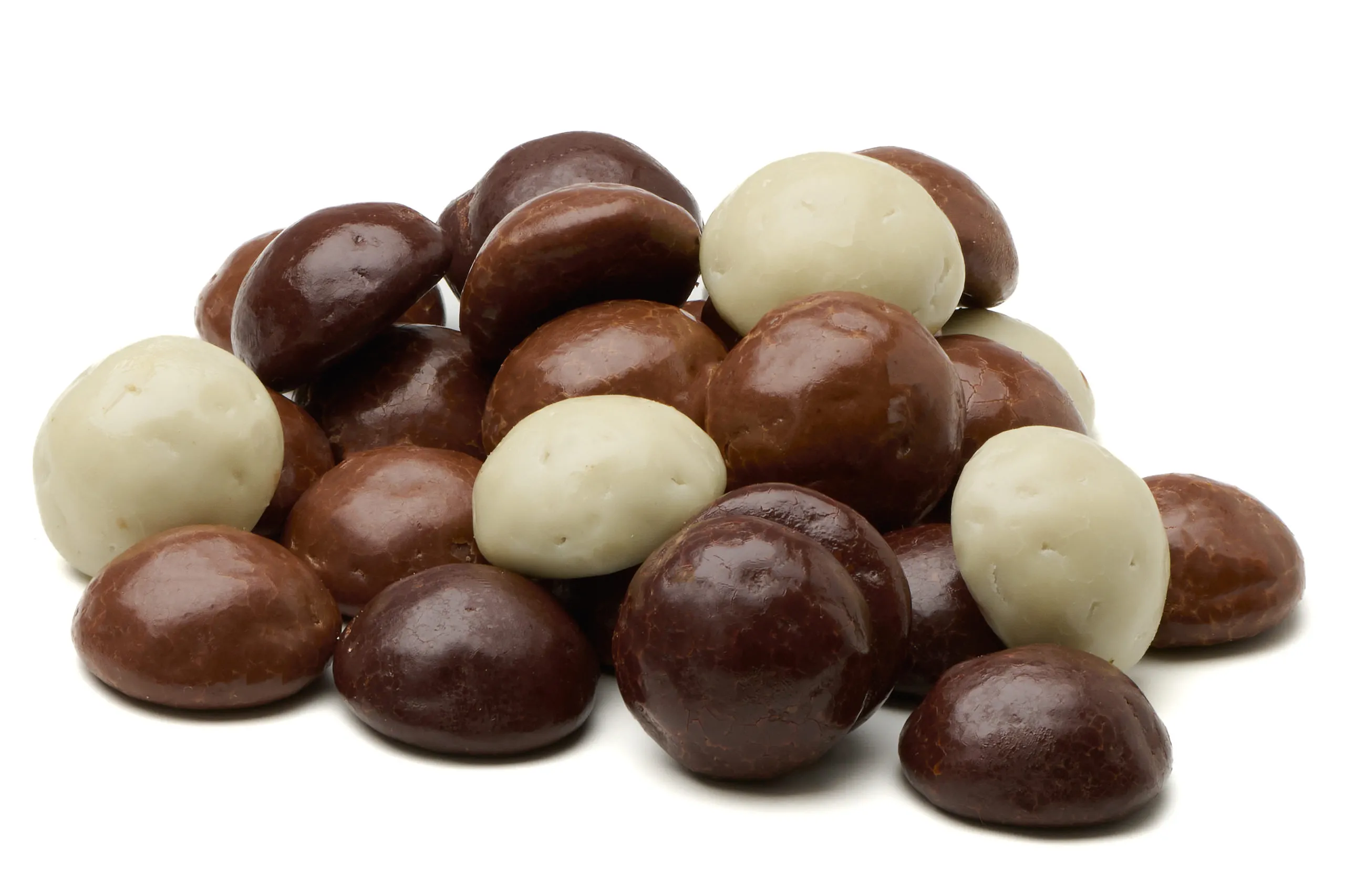 Duurzame biobeker met 120 gram LUXE chocolade pepernoten - inclusief gepersonaliseerde sticker