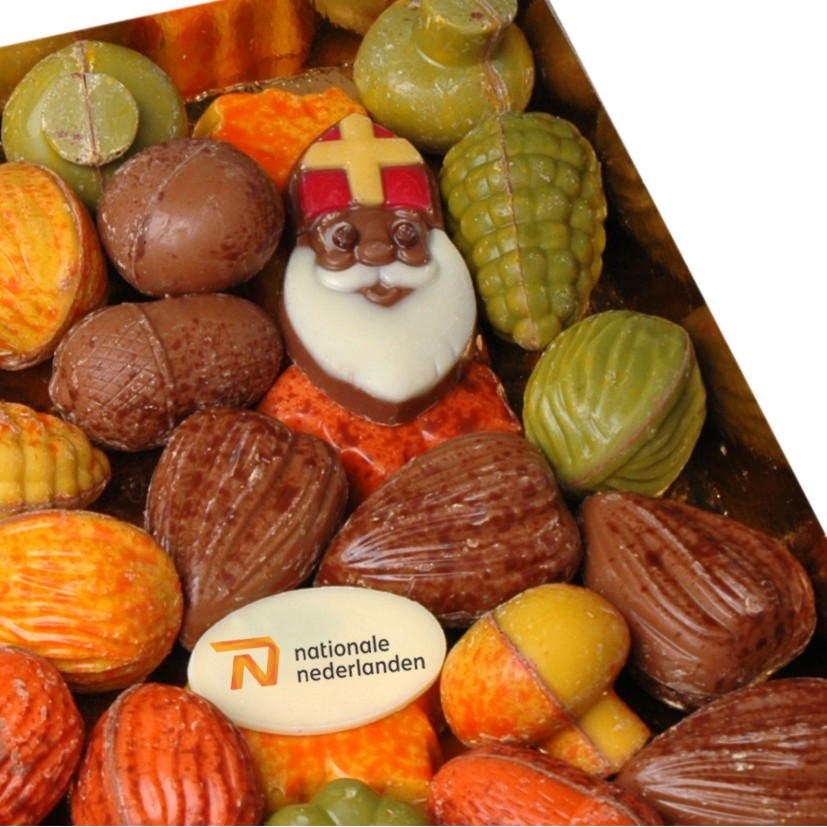 Doos 1 kg. Sinterklaas chocolade