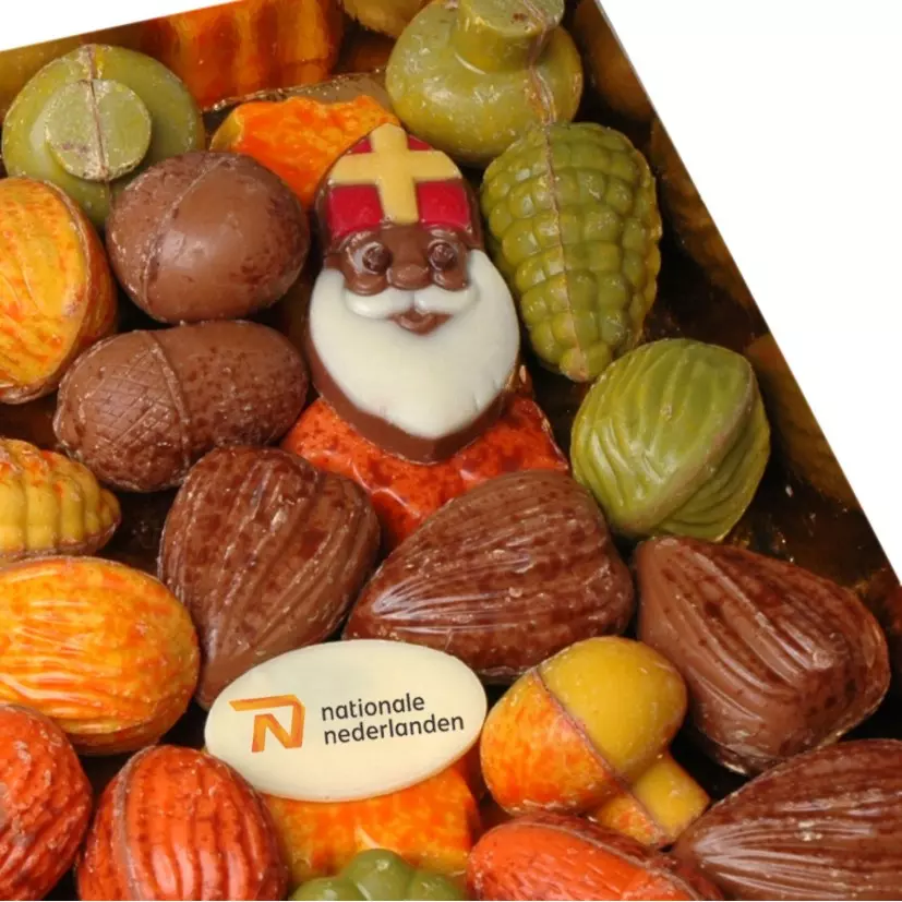 Doos 1 kg. Sinterklaas chocolade