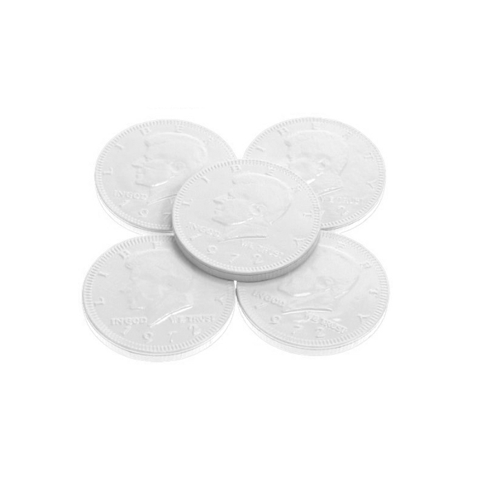 Chocolade Munt wit Chocolade munt 3,8 cm met logo