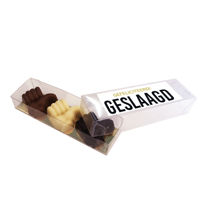 geslaagd chocolade