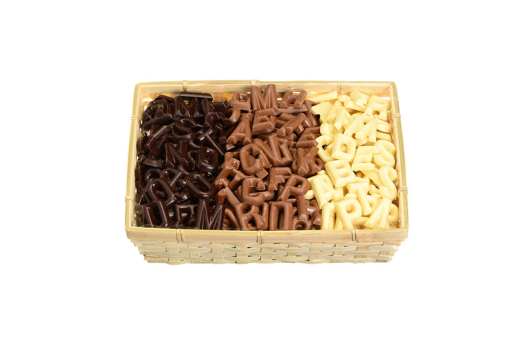 Choco lettertjes assortiment in een zakje van 250 gram