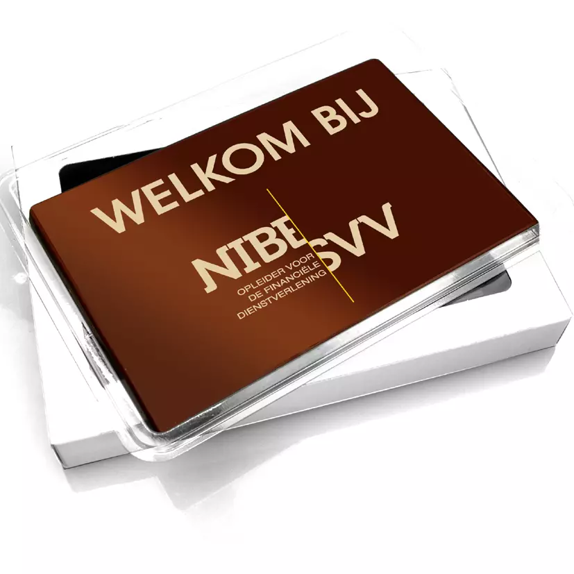 NCOI logochocolade tablet