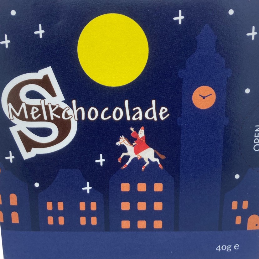 chocolade letter, schoen letter 