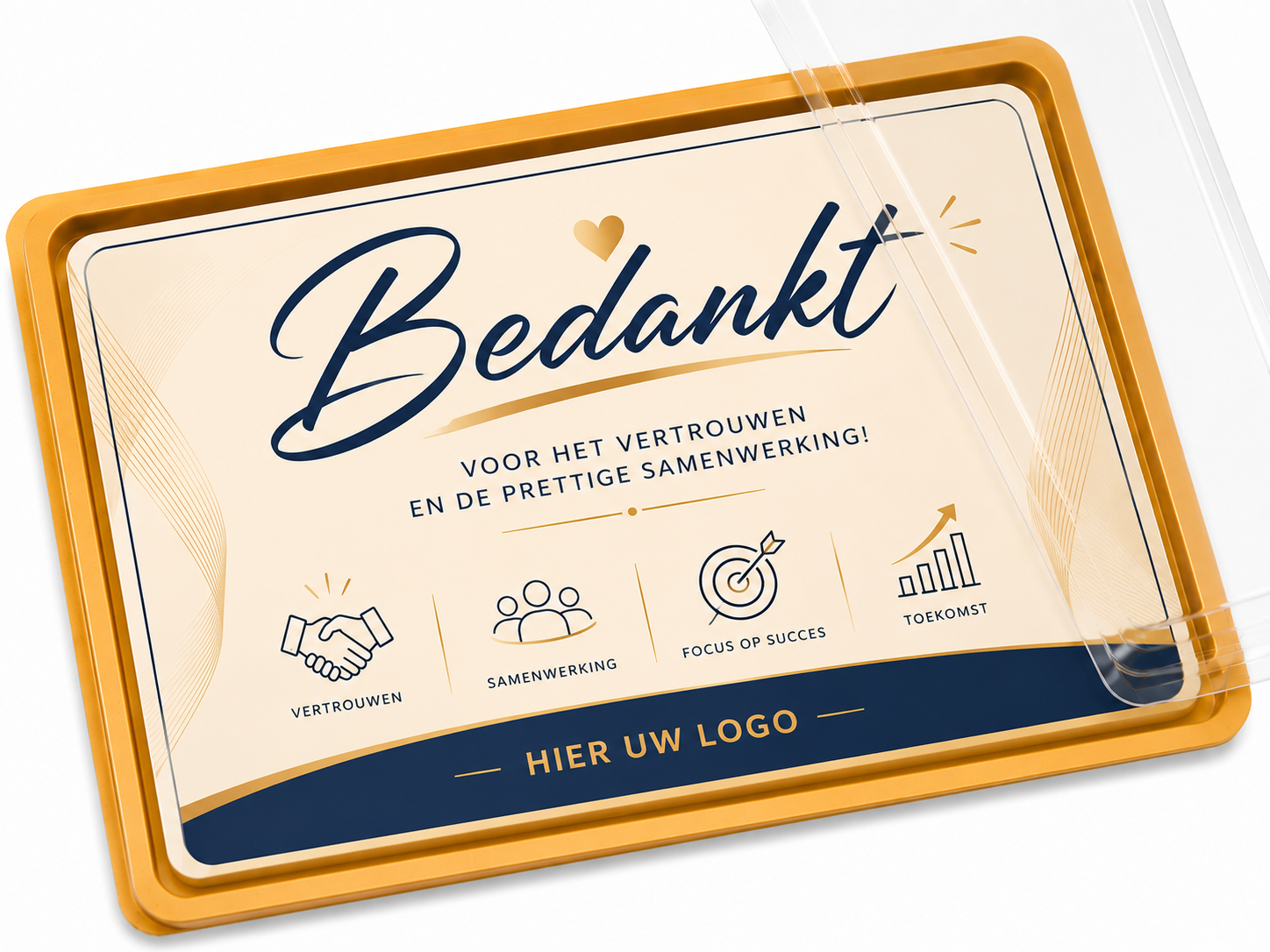 bedankt chocolade tablet