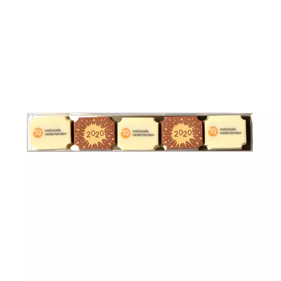 Logobonbon 5 in geschenkdoos