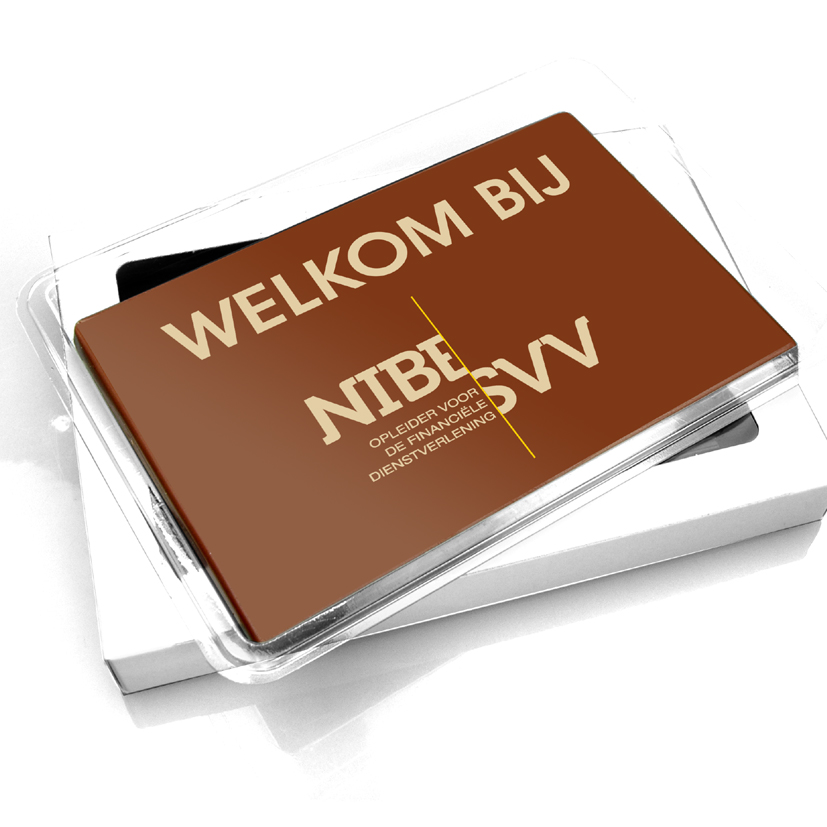 Logochocolade tablet groot