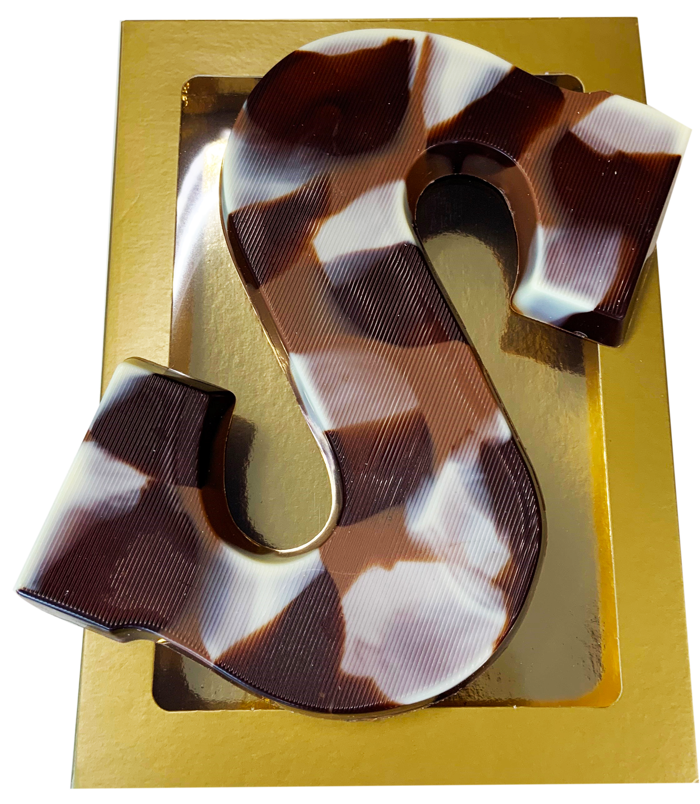Chocoladeletter gevuld met praliné, 200 gram A t/m Z