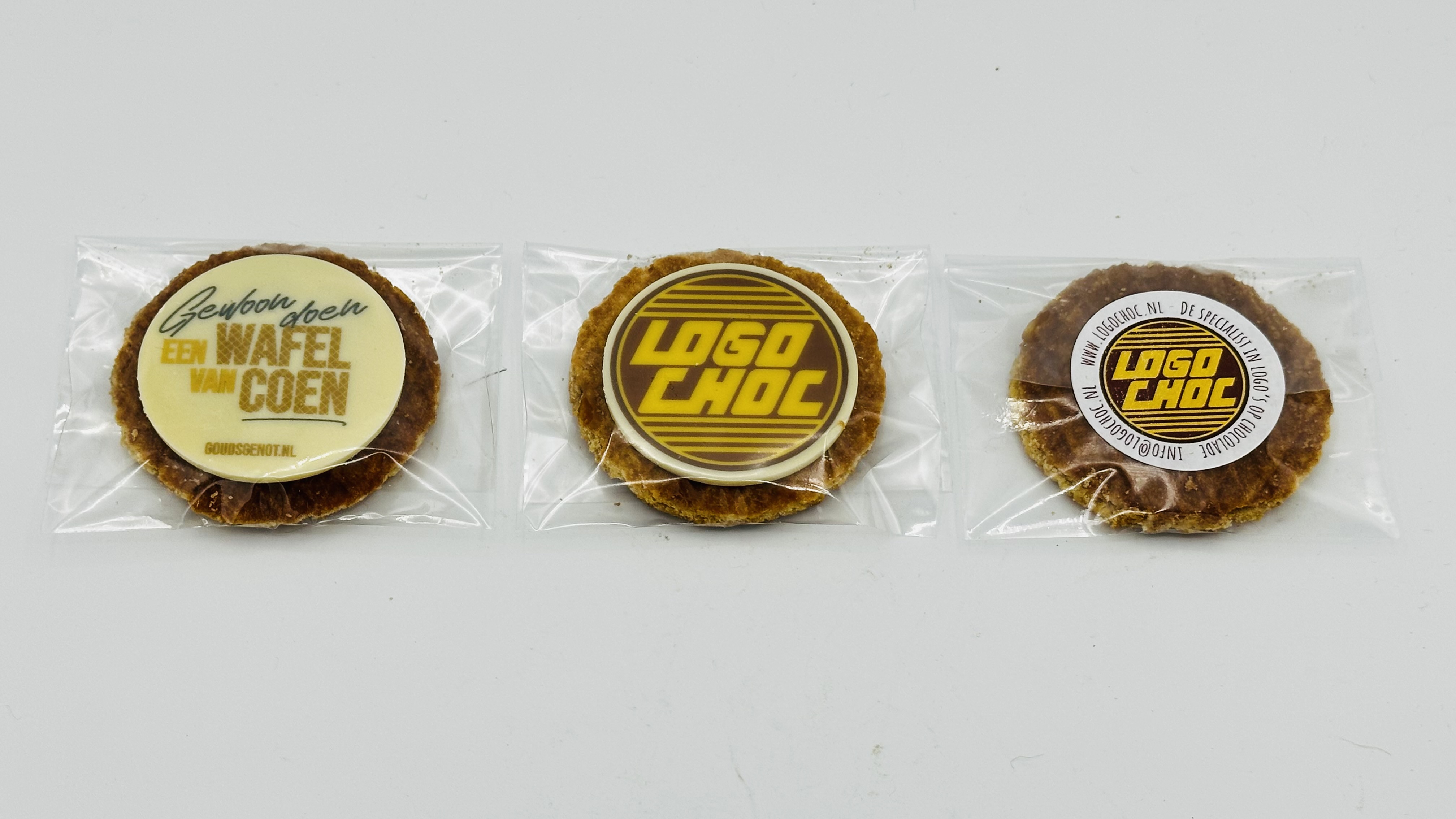 logochocolade stroopwafel