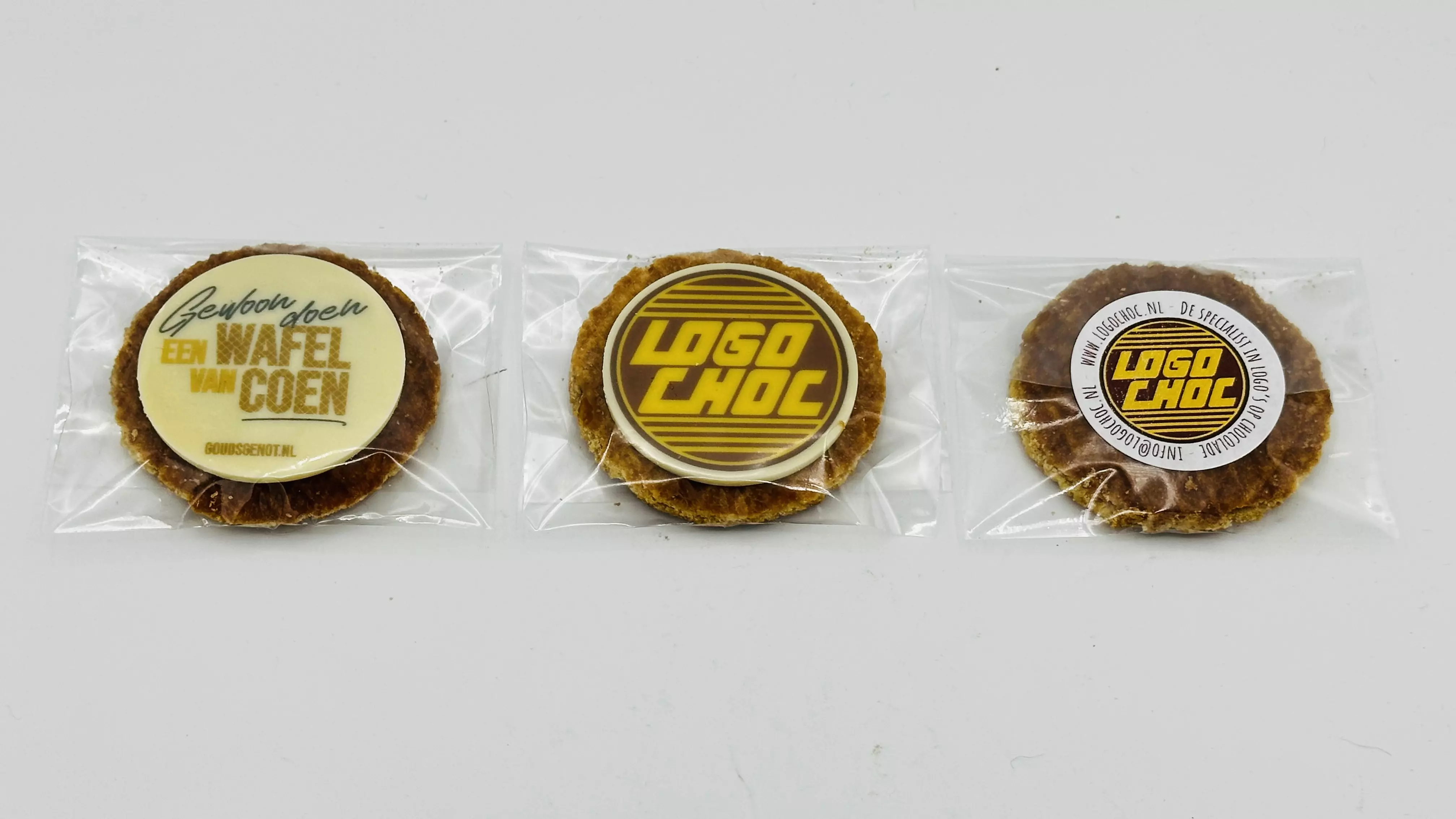 logochocolade stroopwafel