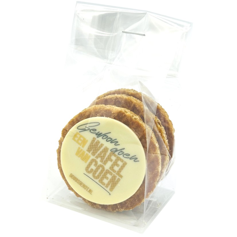 Stroopwafels met chocoladeschildje (klein 3 stuks)