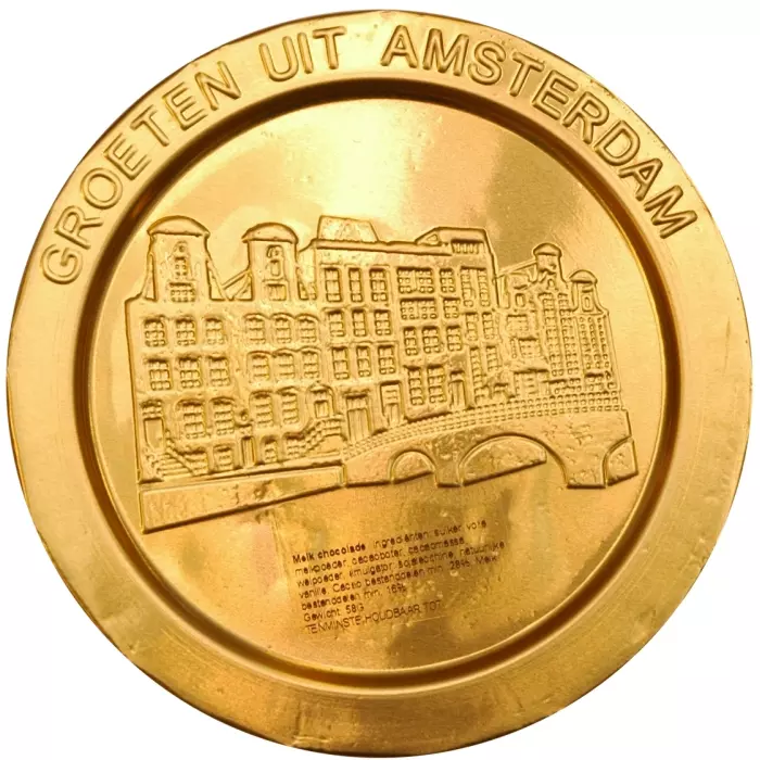 Choco Medaillons Amsterdam 80 per doos - De Bijenkorf