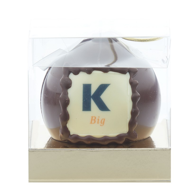 3 Chocolade kerstballen met logo