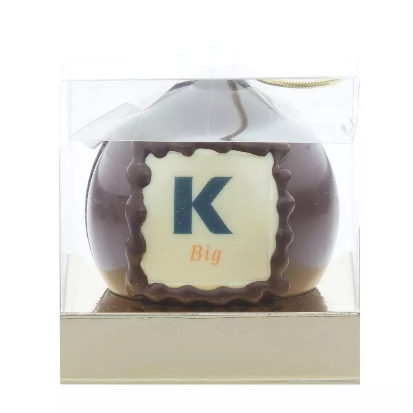 chocolade kerstbal