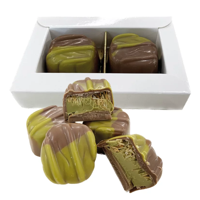 2 DUBAI bonbons in geschenkdoosje - inclusief banderol