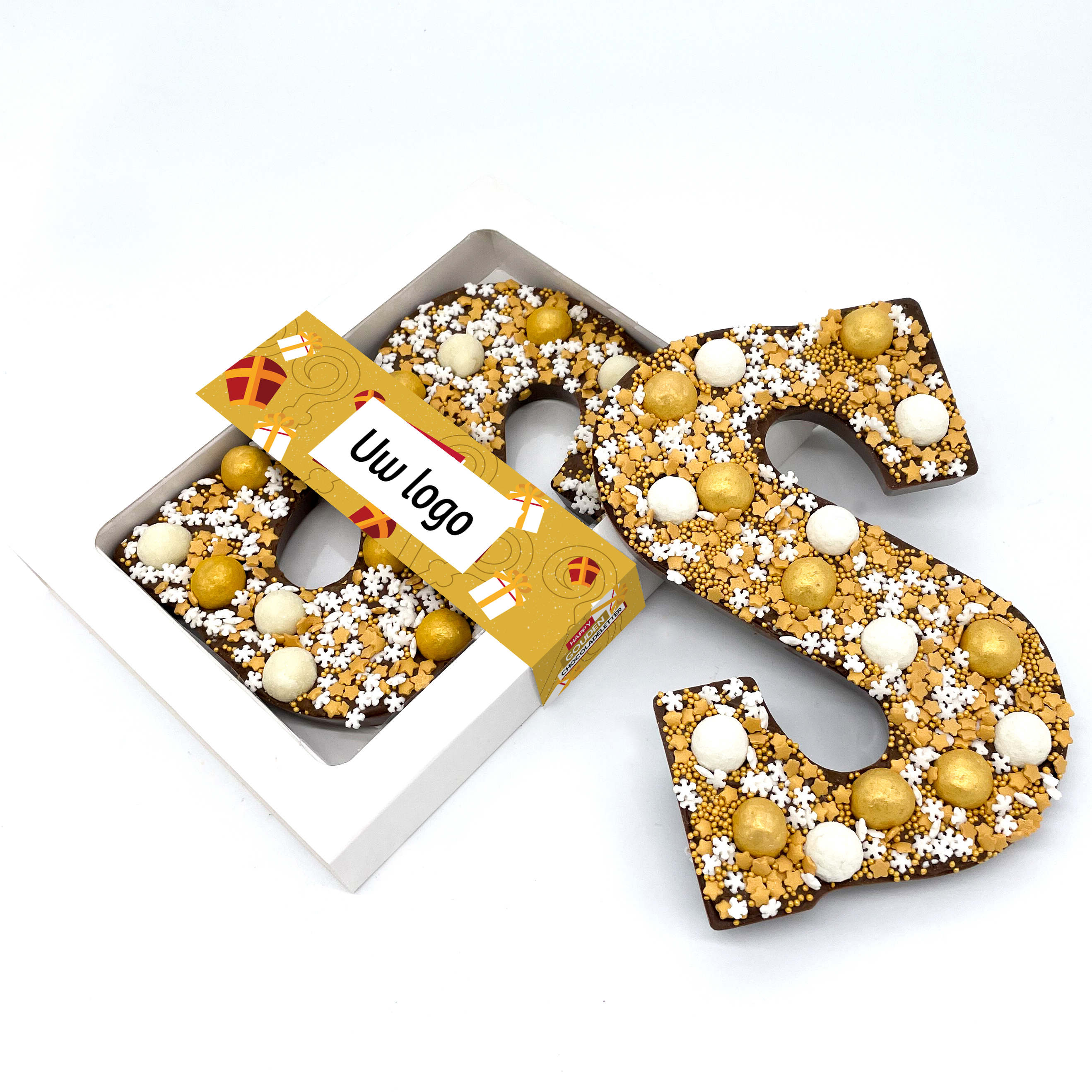 Chocolade letter, Sinterklaas, luxe letter, happy truffel