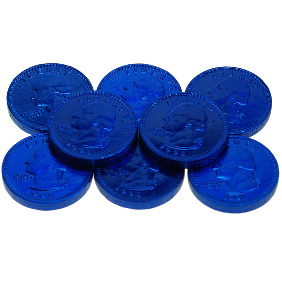 Munt Koningsblauw 2,2 cm